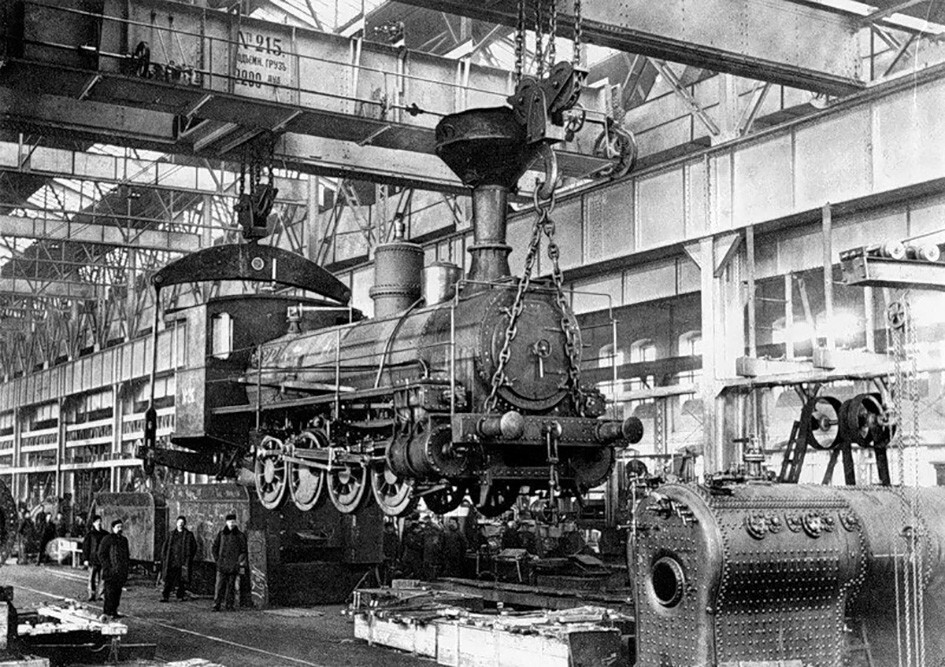Производство паровозов серии Од на Нижегородской машинной фабрике, 1898 год, Нижний Новгород
