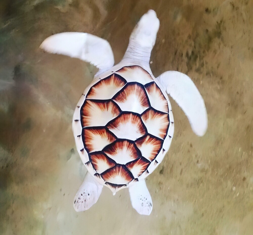 4. Черепаха-альбинос, Шри-Ланка