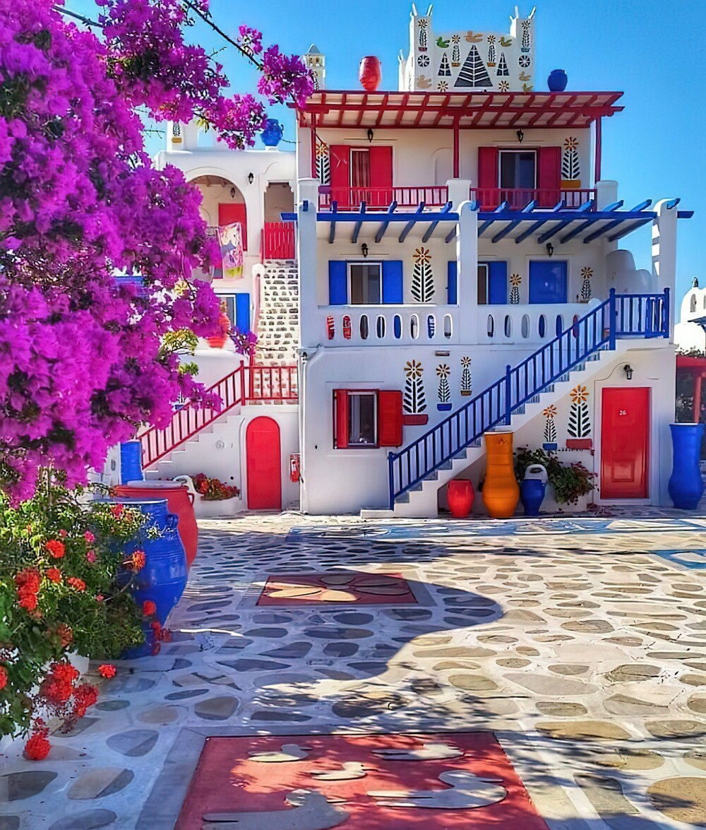 25. Традиционная архитектура, Миконос, Греция