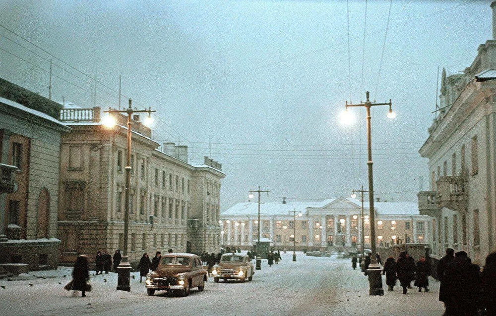 Воркута, площадь Кирова, 1957 год.