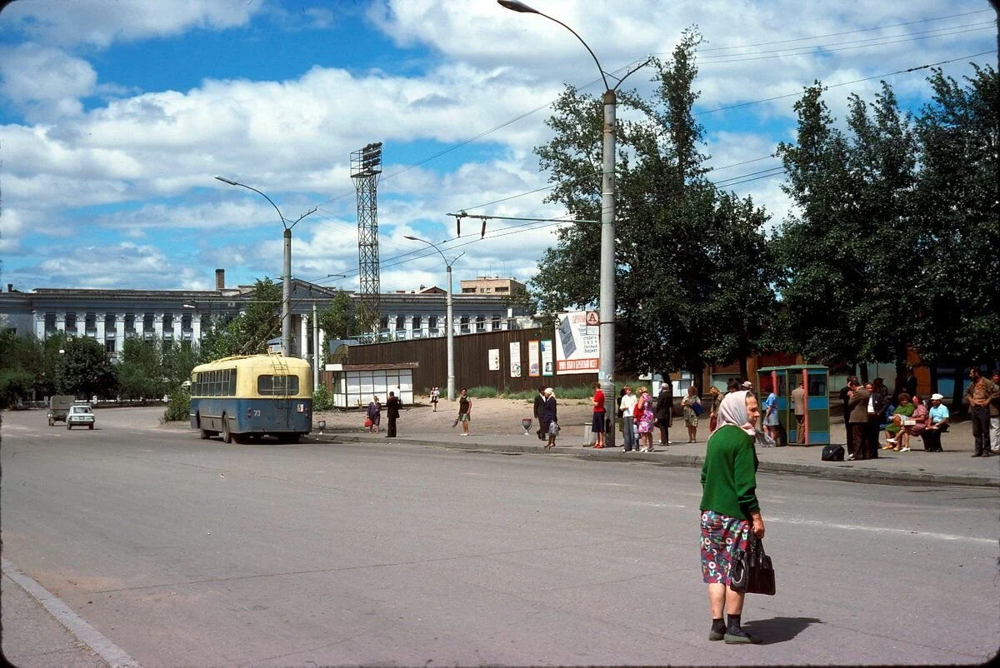 Чита, в районе вокзала, 1975 год.
