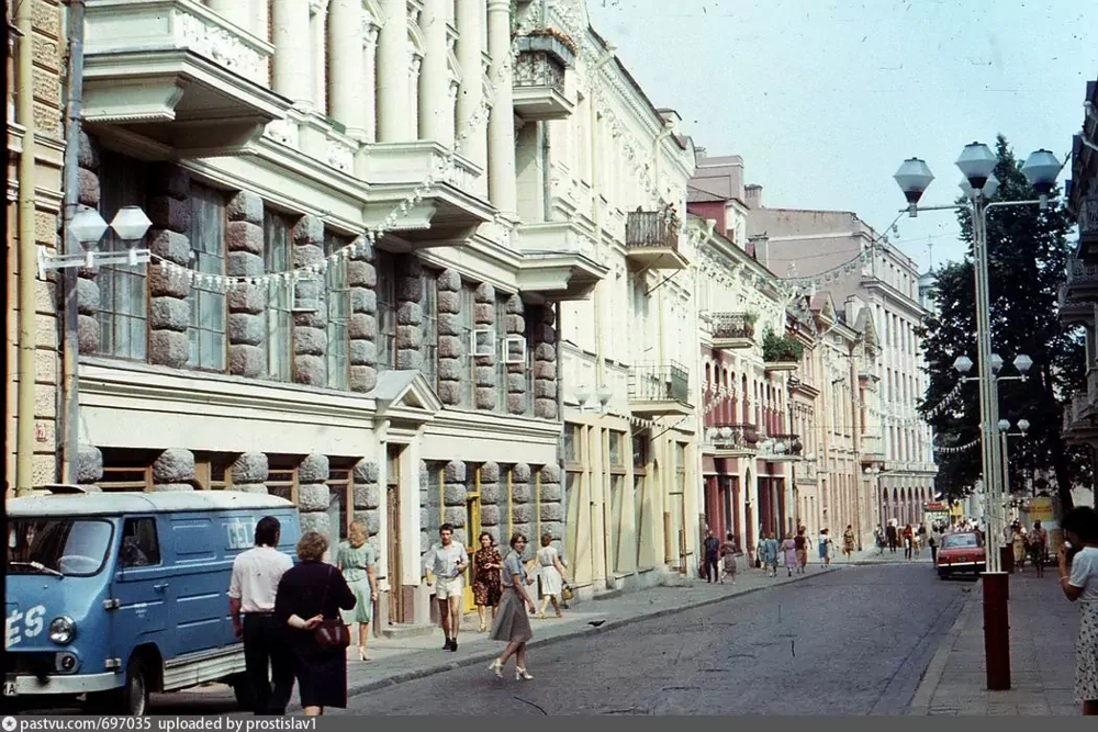 Вильнюс, Литовская ССР. Старый город, первая половина 1980-х годов.