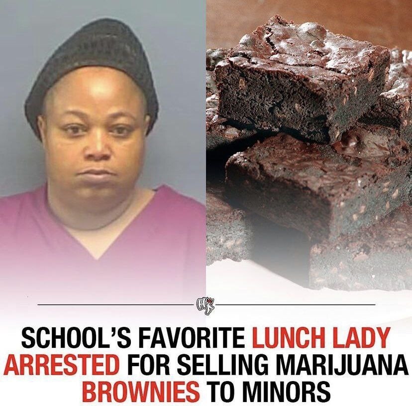 В Луизиане арестована любимая всей школой повар, которая кормила детей шоколадными пирожными с марихуаной.