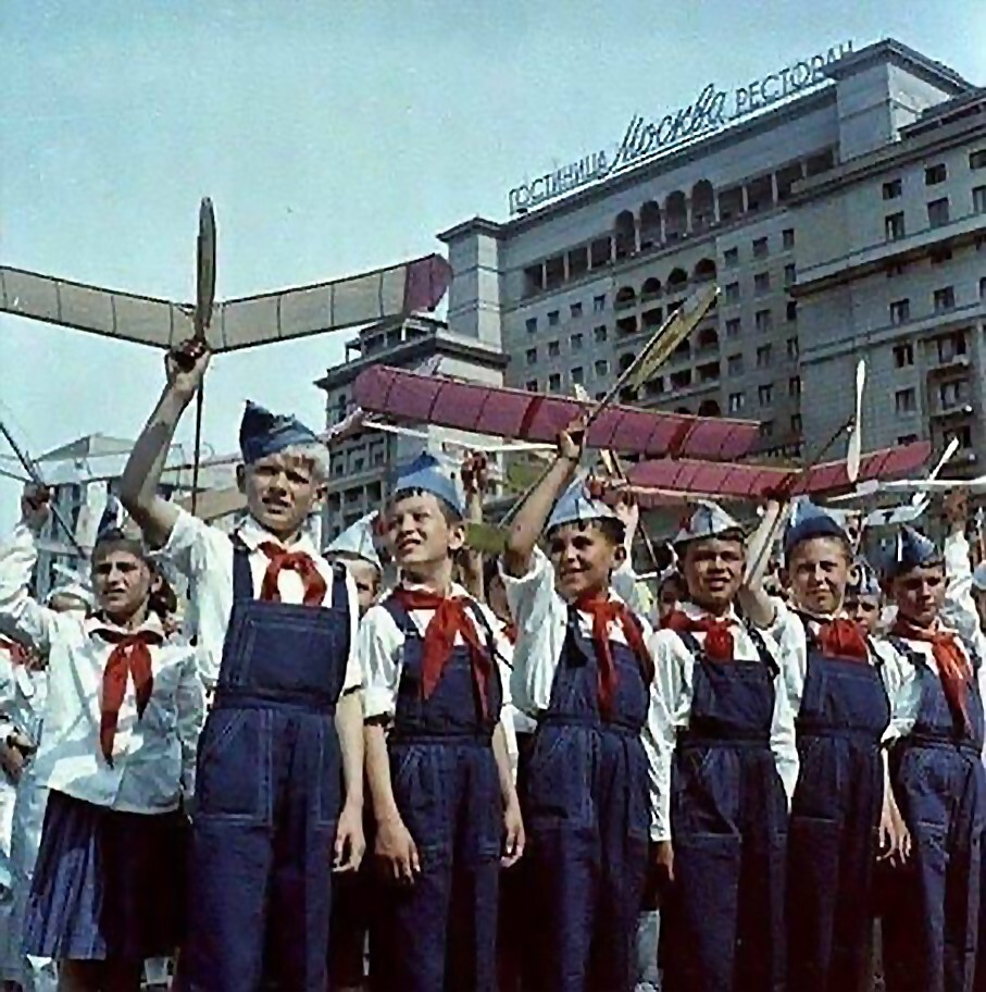 Парад пионеров. 1972 год
