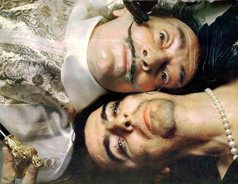 Сальвадор Дали и Элис Купер, фото Энни Лейбовиц. Нью-Йорк, 1973 год