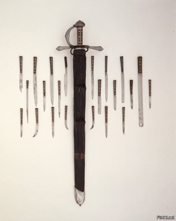 Охотничий меч второй половины 16 века из собрания Немецкого исторического музея