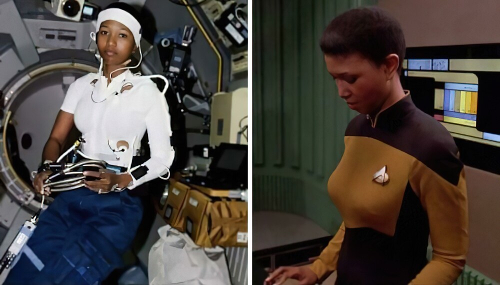 2. В сериале «Звездный путь: Следующее поколение» доктор Мэй Джемисон играет первого астронавта, появившегося в этом шоу. Она также является первой чернокожей женщиной, побывавшей в космосе