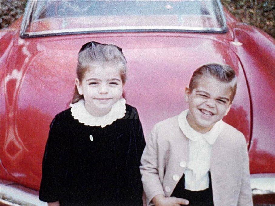 Джордж Клуни с сестрой, 1965 год