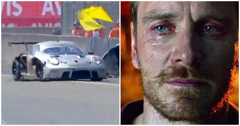 Голливудский актёр Майкл Фассбендер во второй раз разбил машину в престижных гонках на выносливость