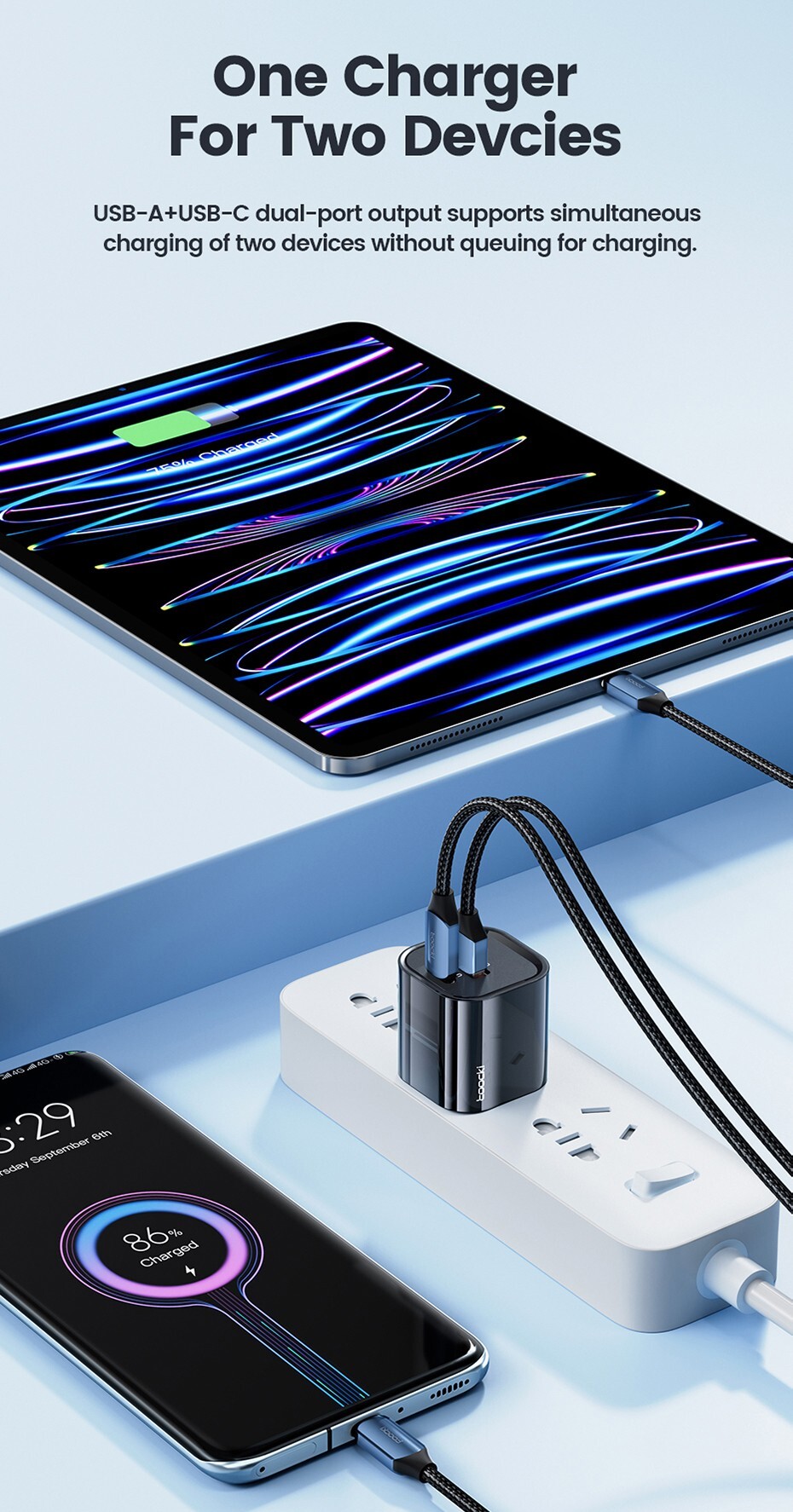 Зарядное устройство GaN USB-C на 33 Вт всего за $6,89