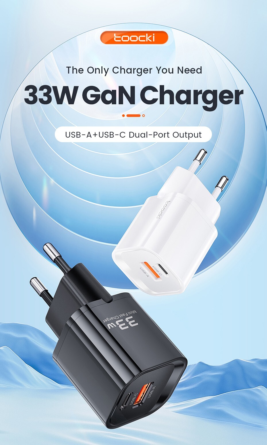 Зарядное устройство GaN USB-C на 33 Вт всего за $6,89