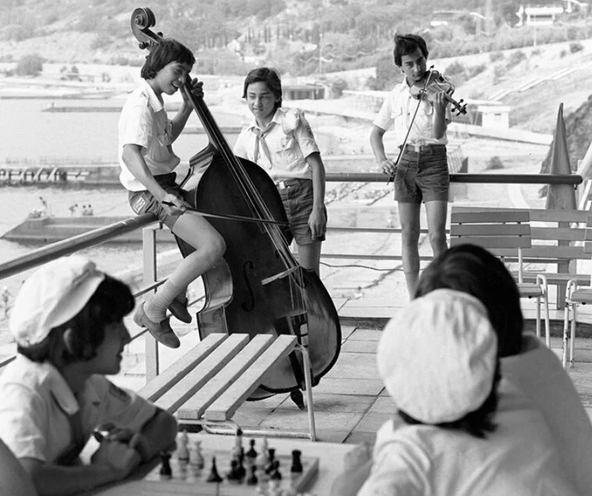 Юные шахматисты и музыканты, 1978 год