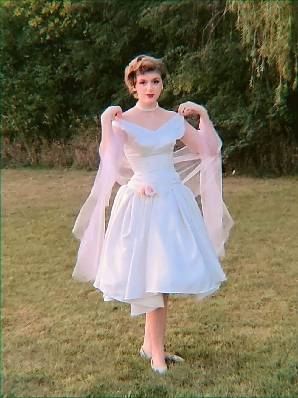10. «Платье в стиле 50-х, которое я сшила для последних танцев в школе»