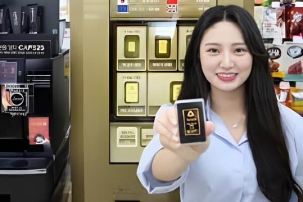В Корее набирают популярность торговые автоматы с золотом