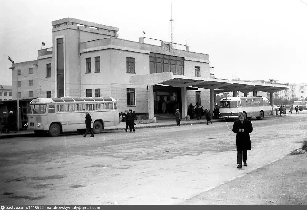 Евпатория, Крым. Автовокзал, 1970-е годы.