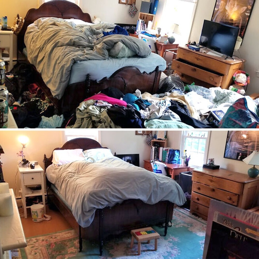9. «Тщательно убрала свою комнату впервые за 2 года. Похоже, это физический признак того, что депрессия меня отпускает»