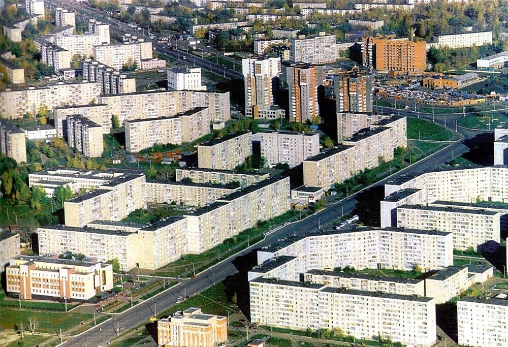 Район Химмаш. Саранск, 1999 год.