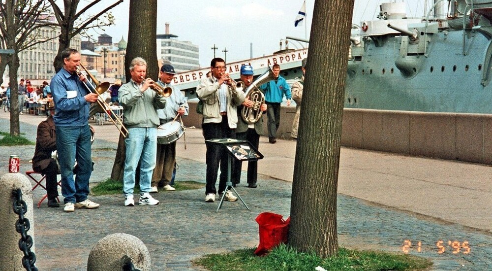 Петроградская набережная, 1995 год.