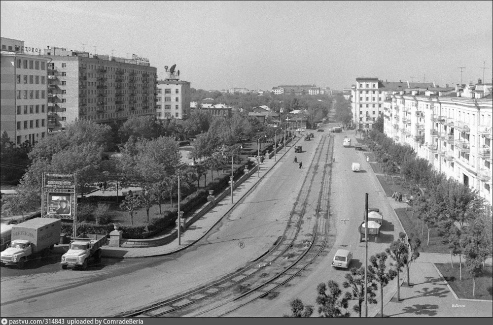 Куйбышев (Самара), площадь Сельского хозяйства, 1966-1970-е годы.