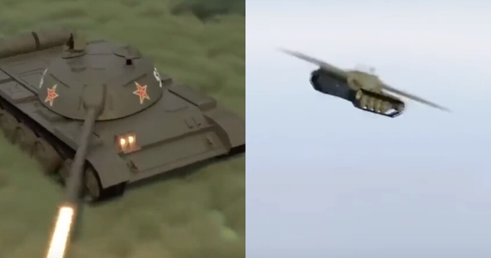 Болливуд по-военному: китайцы показали мотивирующий мультик про летающий танк
