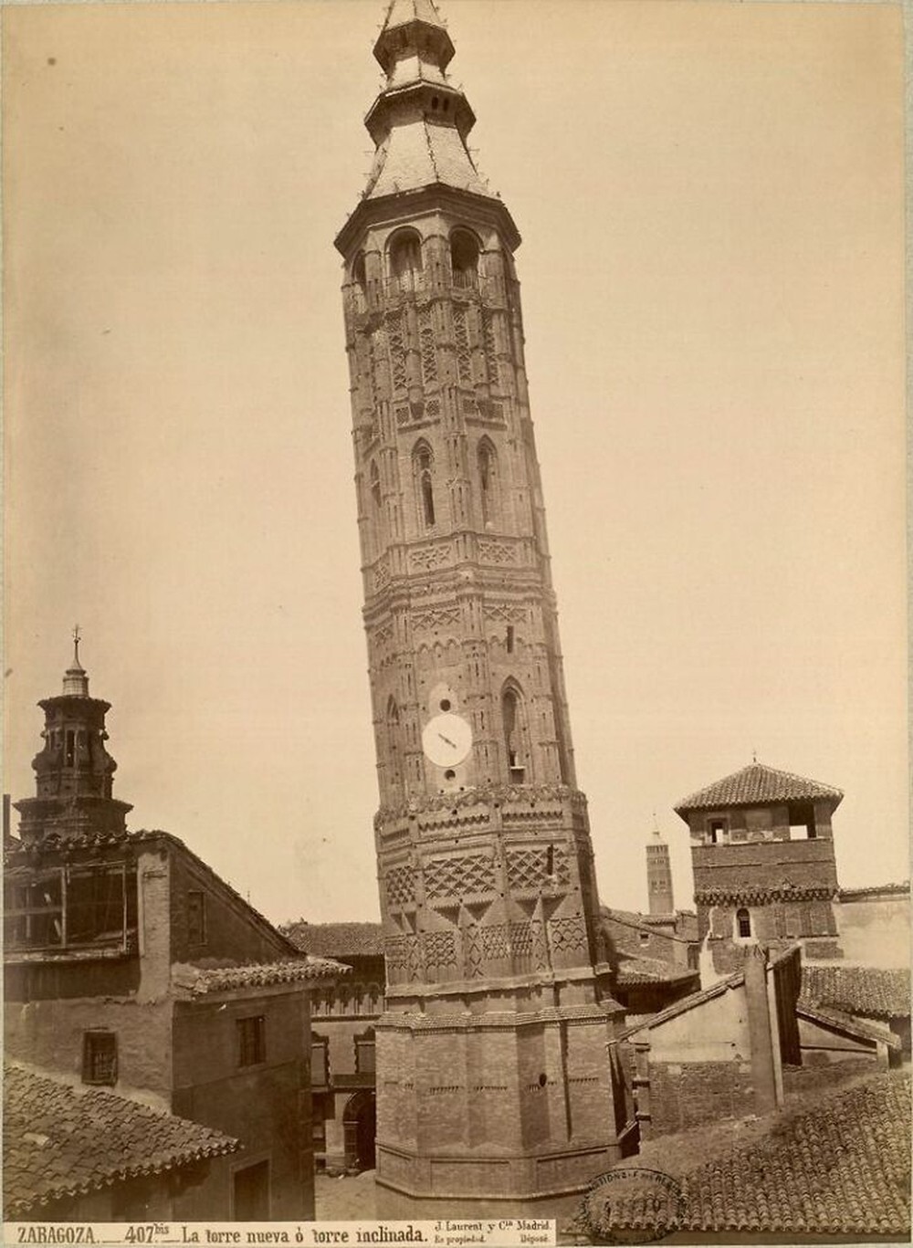 20. Сарагосская падаюшая башня Torre Nueva («Новая башня»). 1504—1892 гг.