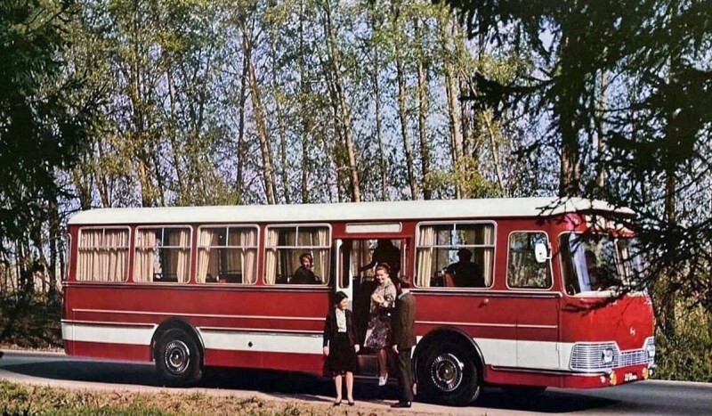 Экспортный вариант экскурсионной модификации ЛиАЗ-677ВЭ. 1973 год