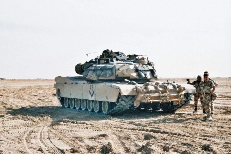 Танк М1 «Abrams» в ходе операции «Буря в пустыне» в феврале 1991 год
