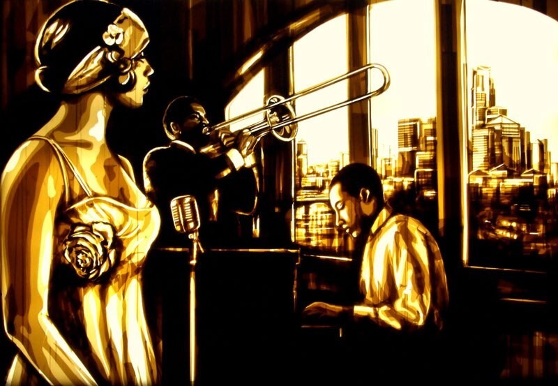 Макс Зорн и его удивительные картины, сделанные из простого коричневого скотча