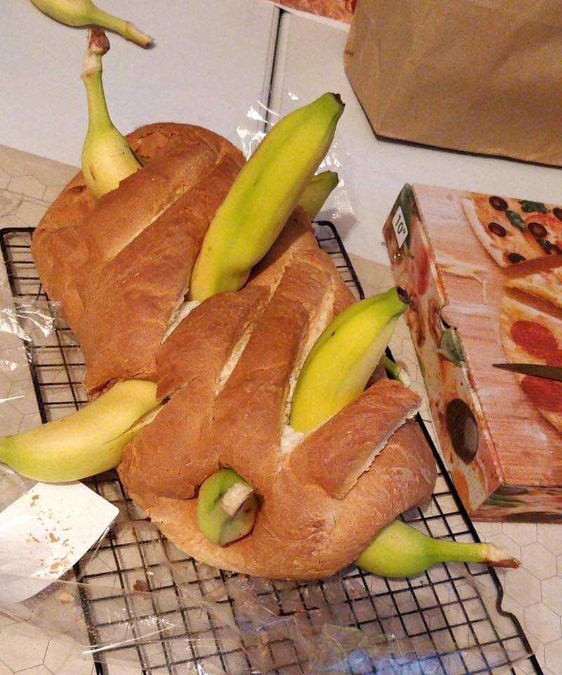 2. Я впервые испекла банановый хлеб