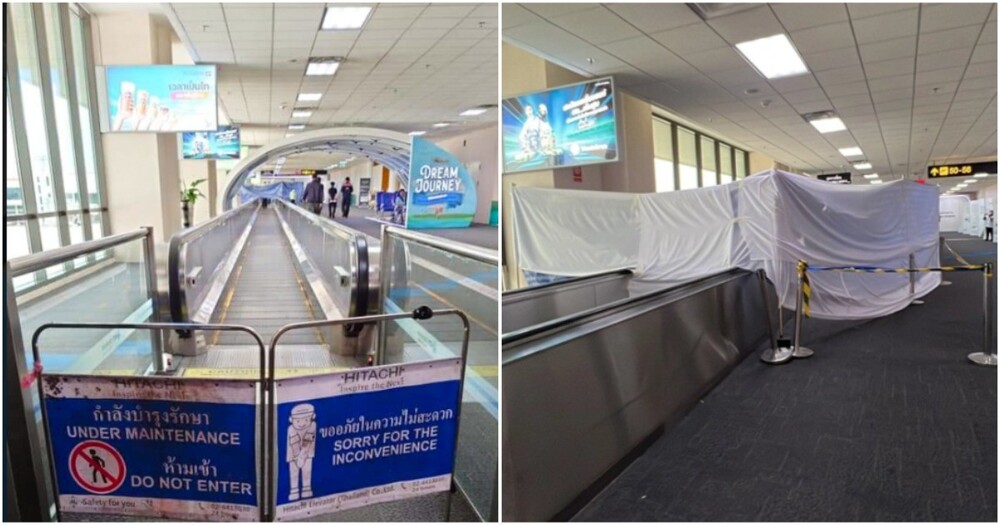 Женщина лишилась ноги на траволаторе в аэропорту Бангкока