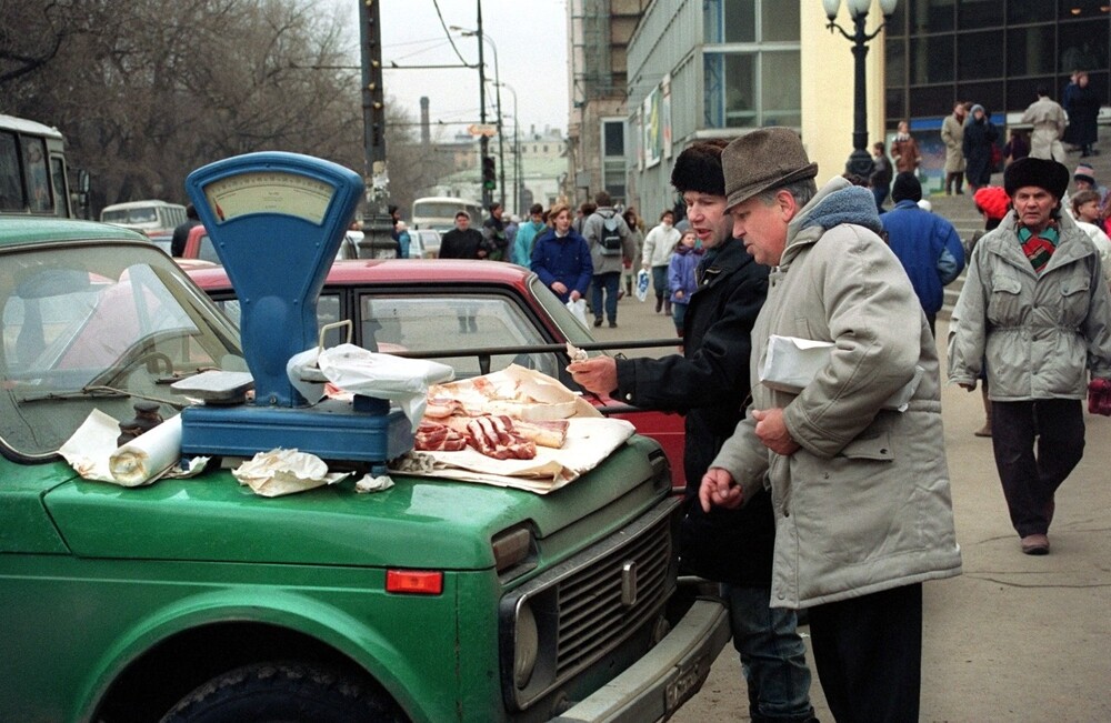 Уличная торговля, 1993 год.