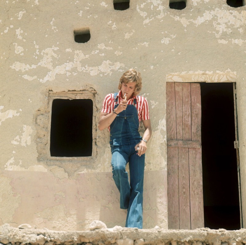 Июнь 1973 года. Немецкий поп-певец Юрген Маркус в Израиле. Фото Dieter Klar.