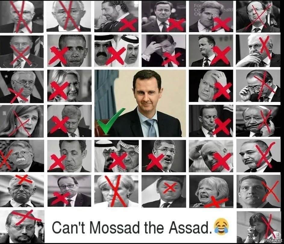 Напомните, а Макрон тоже успел крикнуть «Асад должен уйти!», или его рикошетом зацепило?