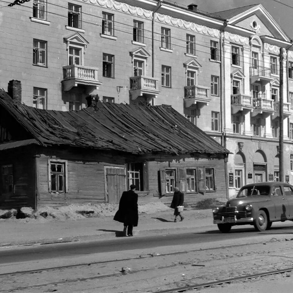 Минск, проспект Сталина (сейчас проспект Независимости), 1955 год