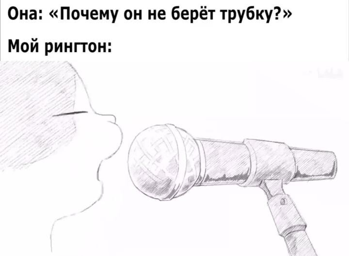 И пусть весь мир подождёт окончания рингтона⁠⁠ 