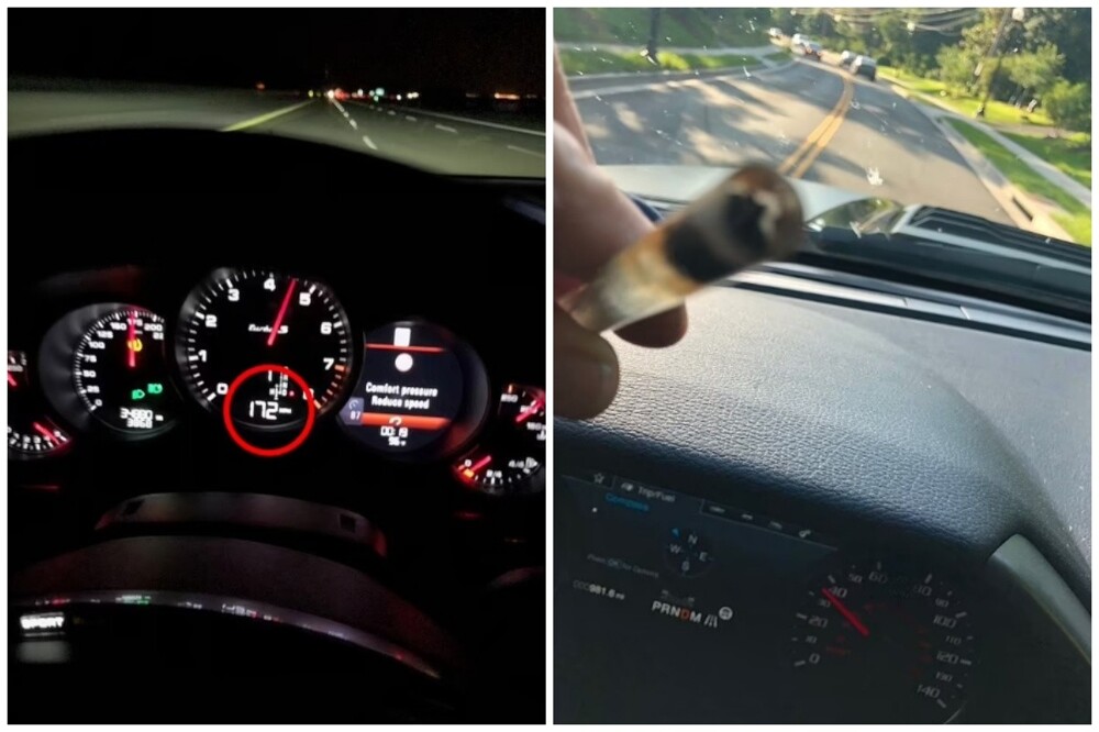 В сети опубликовали фотографии Хантера Байдена, на которых он едет со скоростью 277 км/ч в Лас-Вегас на оргию
