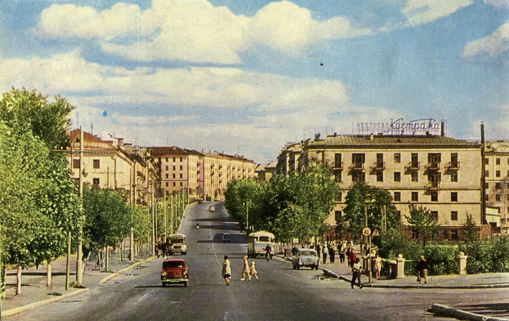 Кострома, ул. Советская, 1950 - 1960-е годы.