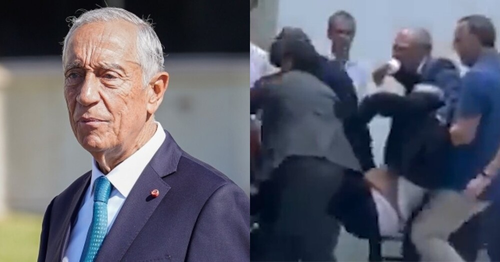 Президент Португалии упал в обморок во время посещения университета