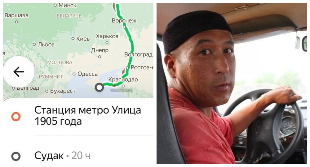 Таксист приехал на вызов в Москве и неожиданно отправился с пассажиром в пивной рейс до Крыма