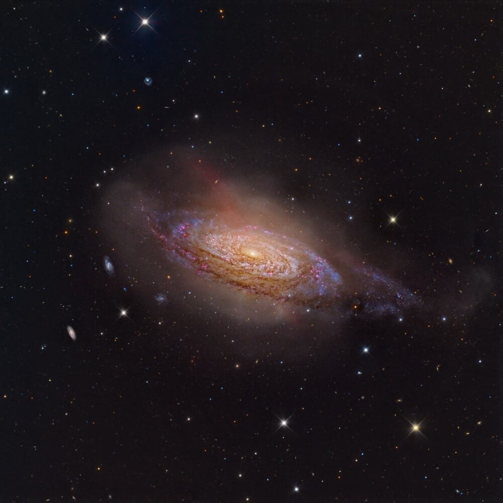 "NGC 3521: Небесная маркиза", Марк Хансон; Майк Селби, категория "Галактики" Место съемки: обсерватория Эль-Саус, Рио-Уртадо, Чили