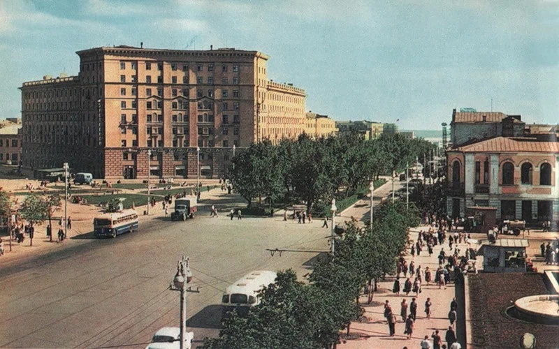 Новосибирск, Красный проспект, 1960-е годы.