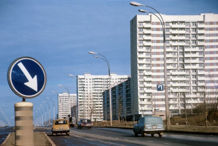 А таким в 1972 году был проспект Вернадского.