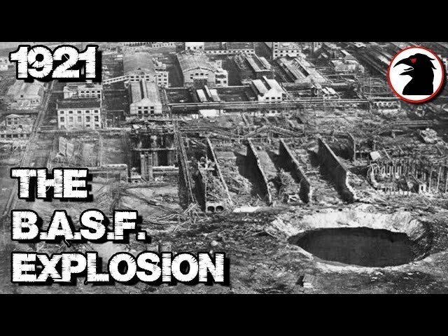 Взрыв на складе удобрений компании BASF в городе Оппау, в сентябре 1921 года 