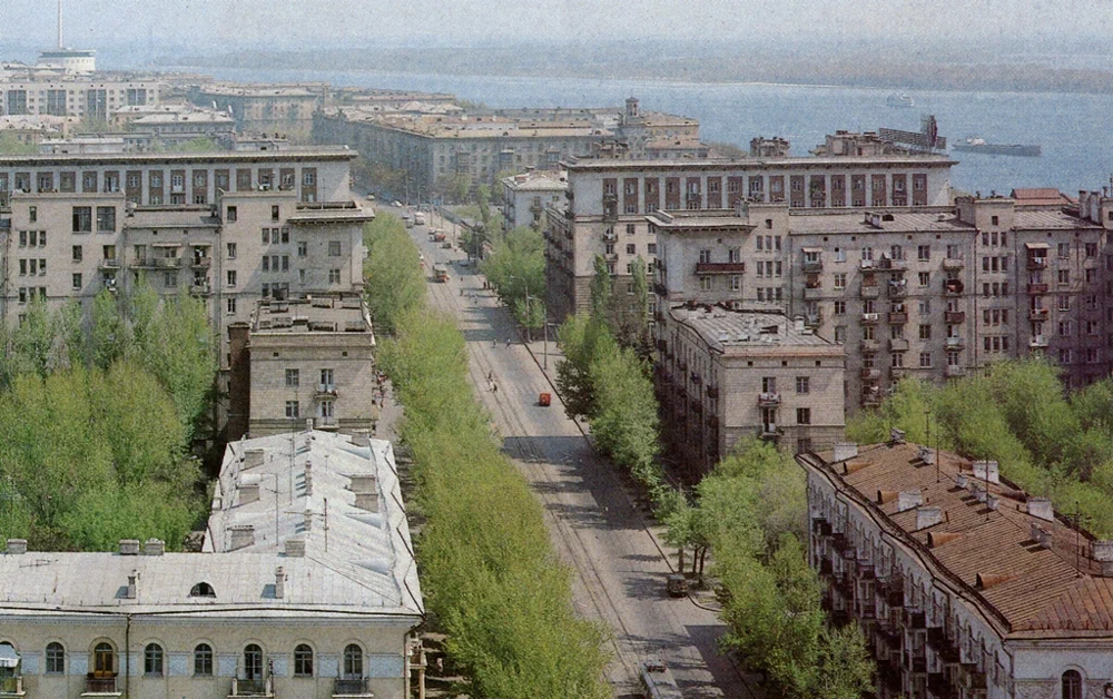 Волгоград, Советская улица, 1980-е годы.