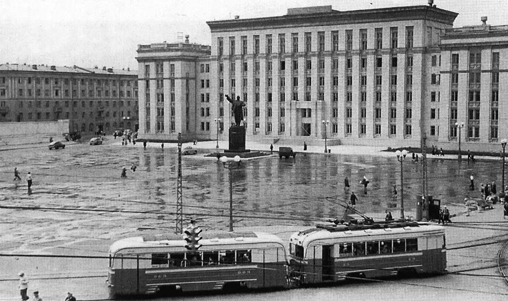 Воронеж, пл. Ленина, 1950-1060-е годы.