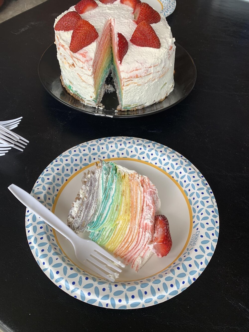 9. Радужный торт
