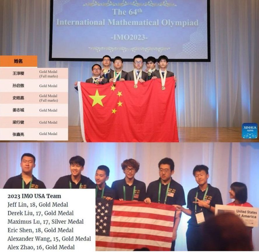 Команда США стала призёром на Международной математической олимпиаде. Но её участников чуть не перепутали с командой из Китая