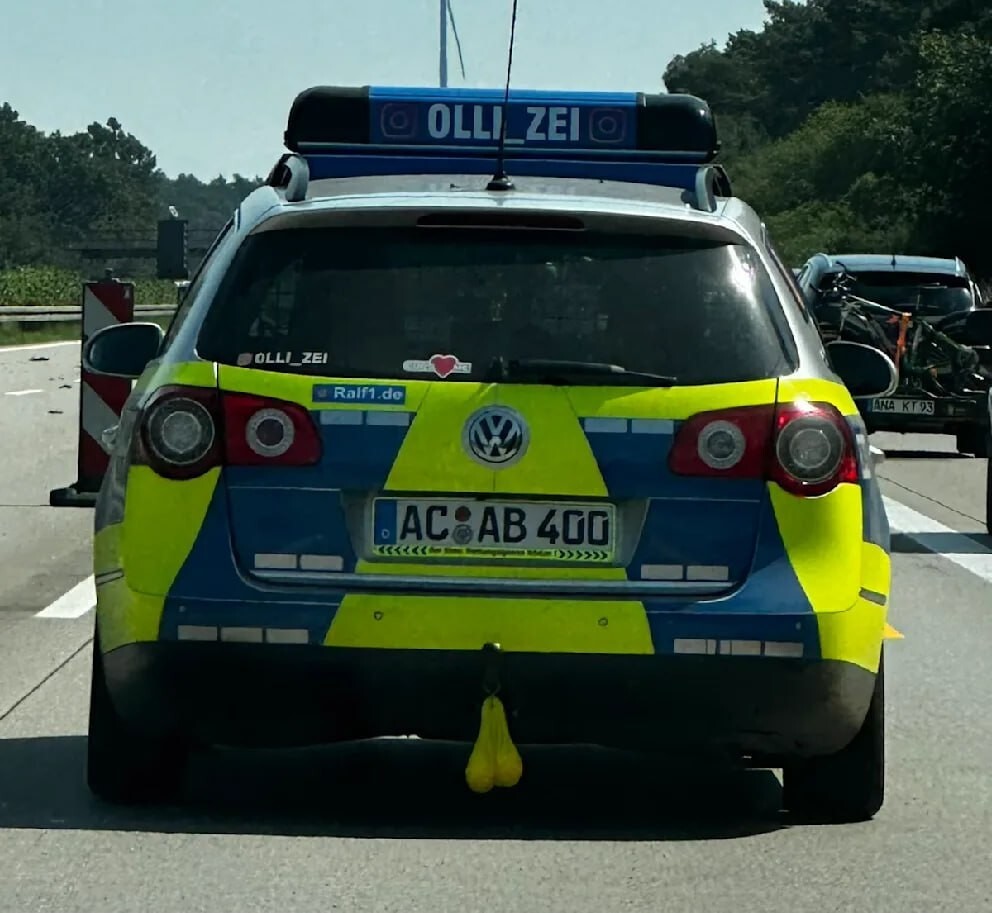 Жители Германии маскируют свои автомобили под полицейские
