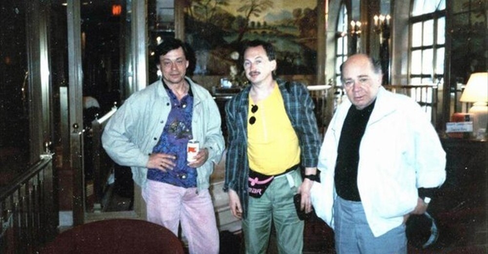 Николай Караченцов и Евгений Леонов 1993 год