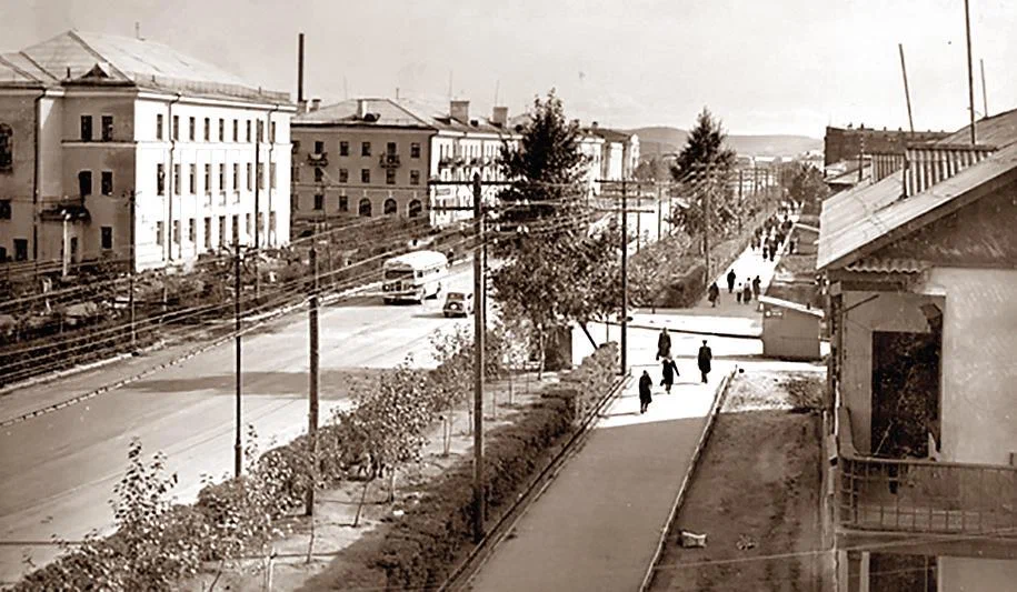 Комсомольск-на-Амуре, Хабаровский край, улица Кирова, 1950-е годы.